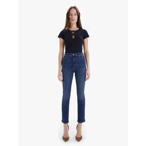 Mother Denim The Swooner Rascal Ankle Straight-Leg Jeans in Hot Springs Size 29